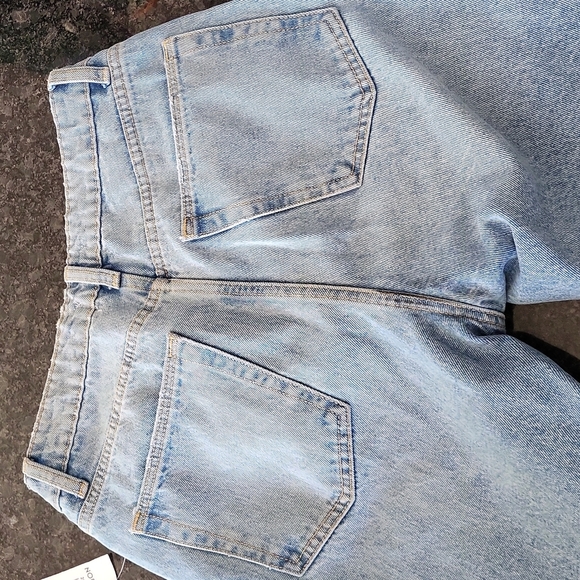 NWT Lovers + Friends Reece High Waist  Straight Leg Jeans Rigid Slim Women's 26 - Picture 8 of 10